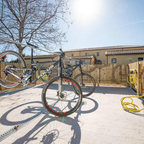 Postazione lavaggio bici