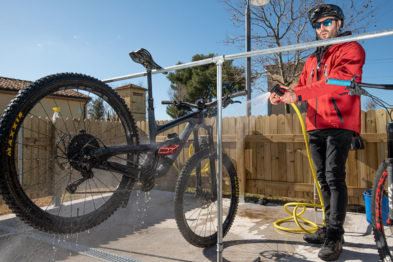 Postazione lavaggio bici